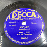 10428 - M -  Record 78 RPM - Henry King and his Orchestra - Decca Records - DLA1331 - Box 23