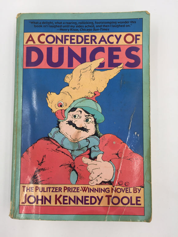 10432 - H - Book - A Confederacy of Dunces - John Kennedy Toole - First Green Edition 1987 - Box 41