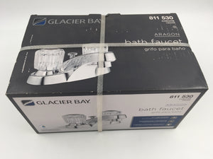 10499 - H - Glacier Bay Bath Faucet - Chrome - 811 530 - New in Box - Box 20