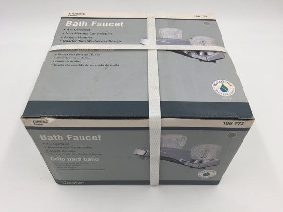 10500 - H - Chrome Bath Faucet - 186 773 - New in Box - Box 20