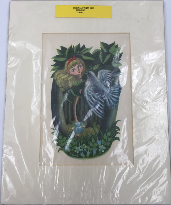 10605 - A - Original Print - 1930 - Morriss - Alice In Wonderland Feel - Box 35