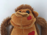 10607 - T - Love Monkey - Velcro Hands - Golden Brown Soft and Hug-able - Friends Forever - Box 38