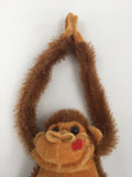 10607 - T - Love Monkey - Velcro Hands - Golden Brown Soft and Hug-able - Friends Forever - Box 38