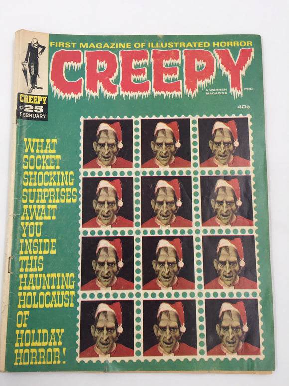 10623 - C - Comic Book - Creepy #25 - 1968-69 - A Warren Magazine - First Magazine of Illustrated Horror - Good Condition - Box 42