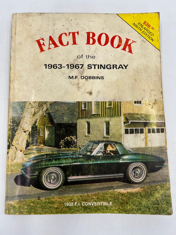 10643 - Book - Fact Book - 1963-1967 Stingray - M.F. Dobbins - Box 20