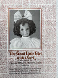 10665 - C - Porcelain Doll - The Good Little Girl with a Curl - Limited Edition - 5800A - 1991 - Box 30