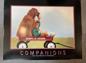 10729 - A - Poster - Radio Flyer Wagon - "Companion" - 28" x 22" - Copyright Image Master