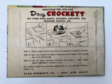 10731 - C - Davy Crockett Magic Iron Transfers - 1955 - Never Opened - 3 Full Size; 9 Insignia - Box 42