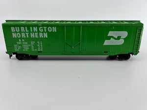 10743 - T - HO Scale - Tyco - BN 100024 - Box Car - Burlington Northern - Box 9A