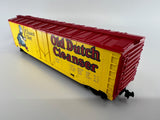 10748 - T - HO Scale - Tyco Train Set - 70's Era - Tracks - Transformer - Engine & 6 Train Cars - Box 9B