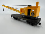 10770 - T - HO Gauge / Scale - Baltimore & Ohio Crane Train Car 2136 - B&O 2317 - Browning - VGC - Box 9