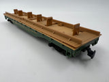 10815 - T - HO Gauge / Scale - Mantua - Great Northern 42953 - Flat Car 1-with Load Frame - 1-Without - 7 5/8" x 1 1/2" x 1 1/8" - Box 9