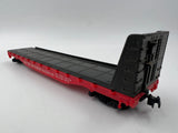 10816 - T - HO Gauge / Scale - Mantau - Southern Railroad Flat Car 4365 - 7 1/2"x 1 3/8" x 1 3/4" - Box 9