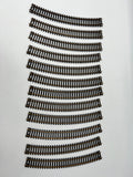 10820 - T - HO Gauge / Scale - 9 1/2" Curved Track - Lot of 12 Sections  - Box 9