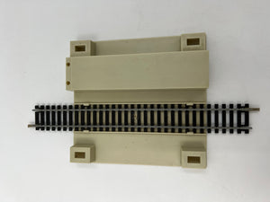 10823 - T - HO Gauge / Scale - 9" Straight Train Track with Building Mounting Block - Box 9A