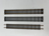 10825 - T - HO Gauge / Scale - 9" Straight Track - Lot of 3 Sections - Box 9