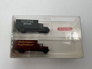 10837 - T - Wiking Trucks - 9440323 - Set of 2 - New In Package - Made in Germany - Box 13