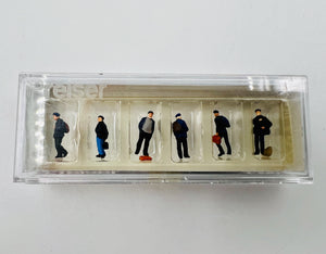 10845 - T - N-Scale - Preiser Industrial Workers & Dockers - 79110 - 6 people - New in Package - Box 13