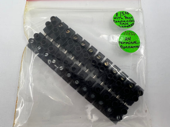 10854 - T - N or HO Gauge / Scale - 24-Terminal Connector - 3 3/4