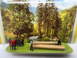 10867 - T - N-Gauge / Scale - Forestry Workers #33360 - Noch - New in Package - BOX 9