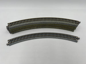 10898 - T - N-Gauge / Scale Kato Unitrack 10" Curve Track - Lot of 8 - Box 13