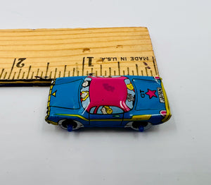 10907 - T - N-Gauge / Scale Model Car - Japan - Cheap Tin Auto - GT-Star - Painted Passengers & Driver - Rare - Hard to Find - Box 34