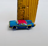 10907 - T - N-Gauge / Scale Model Car - Japan - Cheap Tin Auto - GT-Star - Painted Passengers & Driver - Rare - Hard to Find - Box 34