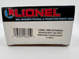 10913 - T - O-Gauge / Scale - Lionel Search Light Train Car - 6-16615 - with Removable Search Light and Extension DC Cord - New in Box- Box 9A