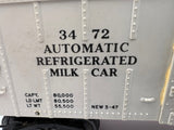 10914 - T - O-Gauge / Scale Lionel #3472 Automatic Refrigerated Milk Car + #3462P with Milk Car Platform - Box 13