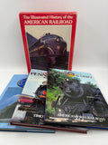 10916 - H - Books - The Illustrated History of the American Railroad - 3 Volume Set - In Original Case - Box 16