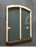 259D - AS - Arch Window - Top Sash Vintage - 33 1/4"w x 41 3/4"h - 1890's Era - Single-Pane Wavy Glass