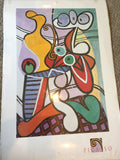 8143 - A - Picasso Print- French Abstract - 24 x 36 Poster