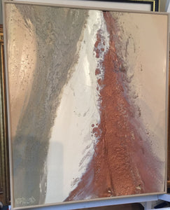 8160 - A - Framed Abstract Original - Signed by Howard R. Nordlund