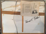 8160 - A - Framed Abstract Original - Signed by Howard R. Nordlund