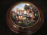 8191 - C - M. I. Hummel Plate - Apple Tree Boy & Girl