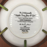 8191 - C - M. I. Hummel Plate - Apple Tree Boy & Girl