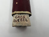8201 - C - Angel Spirit - Signed Greg Guedel - Wood or Similar Composite Carving - Box 36
