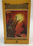 8204 - H - Stephen R. Donaldson Books series of 3 - The Chronicles of Thomas the Unbeliever - Box 41