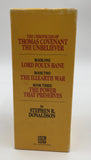8204 - H - Stephen R. Donaldson Books series of 3 - The Chronicles of Thomas the Unbeliever - Box 41