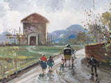 8427 - A - Paintings - Artist Petrilly - Originals Signed - Set of 6