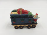 8519 - H - Gift Train 4-Piece - Makes a Colorful Miniature Seasonal Scene - 4"x 1-12"x 3-1/2" - Box 39