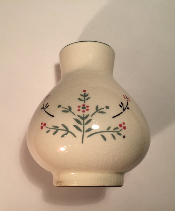 8537 - C - Small Hand Painted Vase with Floral Design