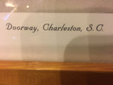 8542 - A - Signed by artist Print - Margaret Petterson - Doorway, Charleston, Limited Edition - 591 /1000
