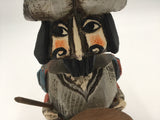 8591 - H - Spanish Wood Soldier in Uniform Playing Drum - Made in Spain  - Box 40
