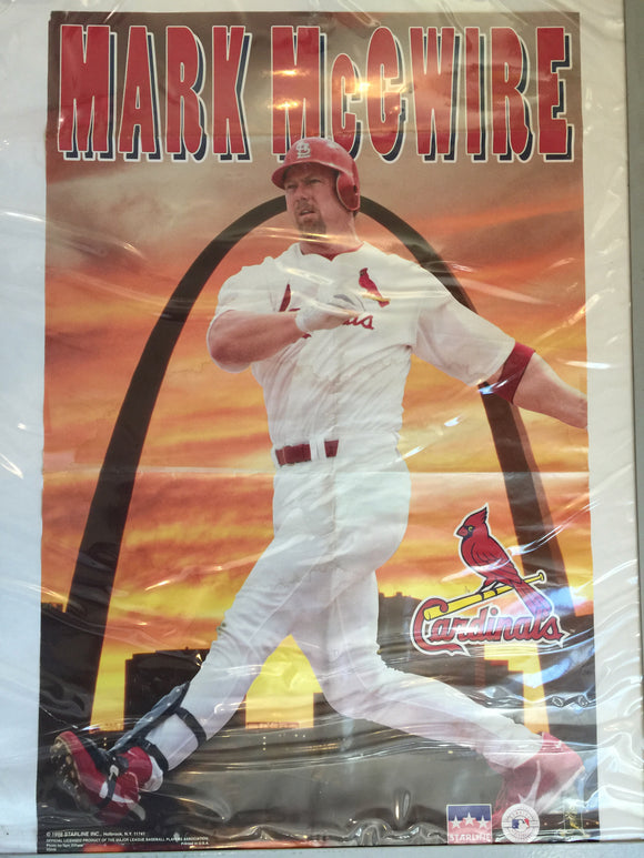 8638 - SP - Mark McGwire - The Great Record Breaking Slugger - Official Cardinal's Poster - #5049 - 1998