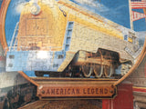 8641 - A - Lionel Puzzle Poster - 1967 - Depicting Lionel Electric American Legends Trains -