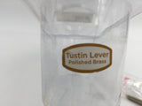 8650 - H - Tustin Lever Dummy Handle - Polished Brass - New - Inner/Outer Handle - RH or LH - Box 18