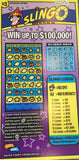 8777 - A - Poster - Michigan Lottery - $3 Slingo Vinyl 2-Sided - Official Sign
