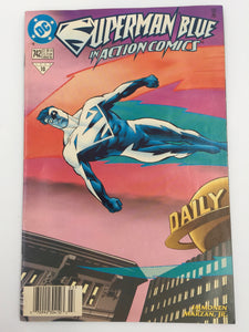 8816 - C - Comic Book - Superman Blue 742 - In Action Comics - #10 DC Comics - 9.6 - Box 42