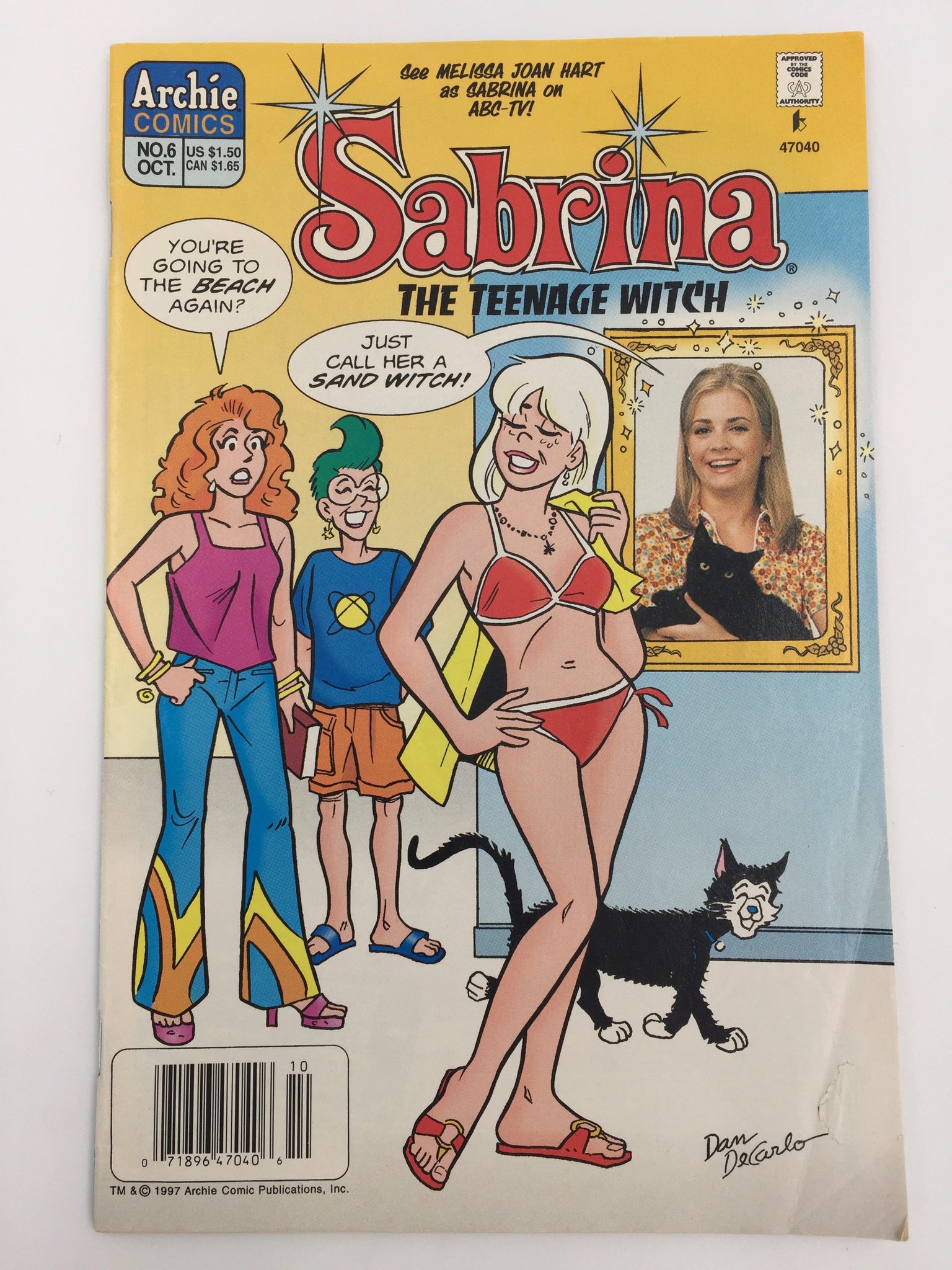 sabrina the teenage witch cigarette holder 8829 - C - Comic Book - Sabrina 1997 #6 - The Teenage Witch